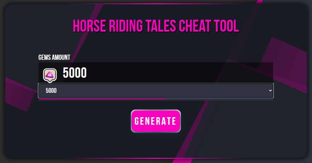 Horse Riding Tales generator for free gems