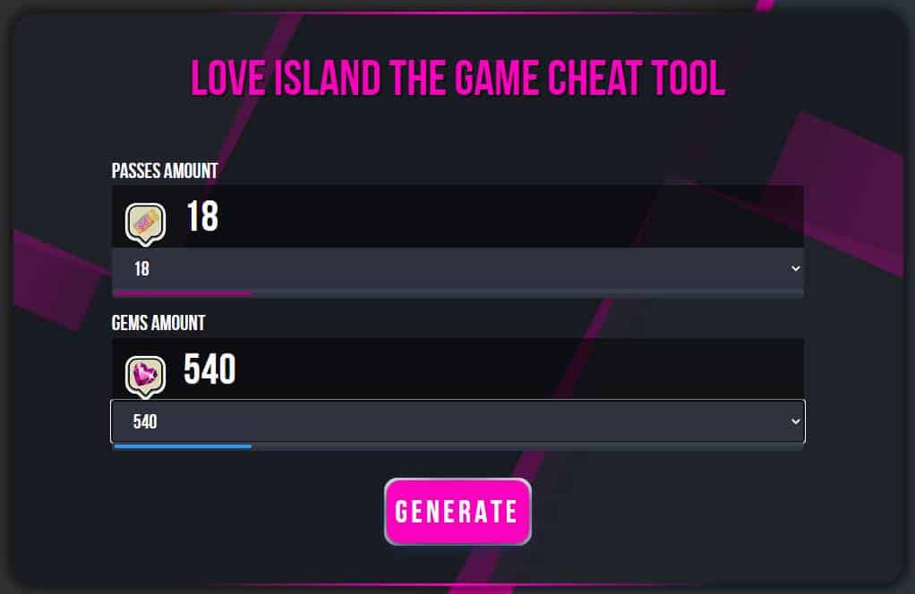 Love Island the Game generator for free passes and gems