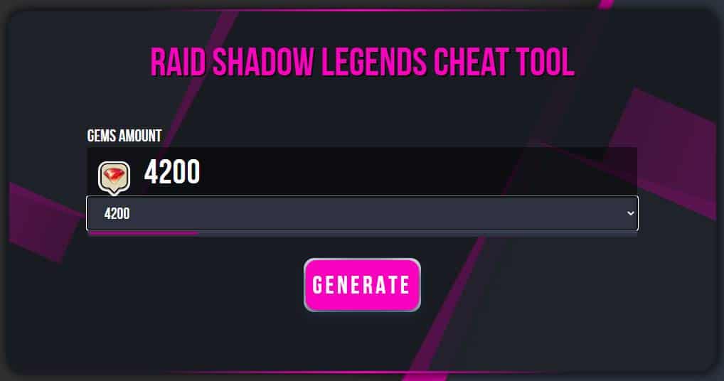 Raid Shadow Legends generator for free gems