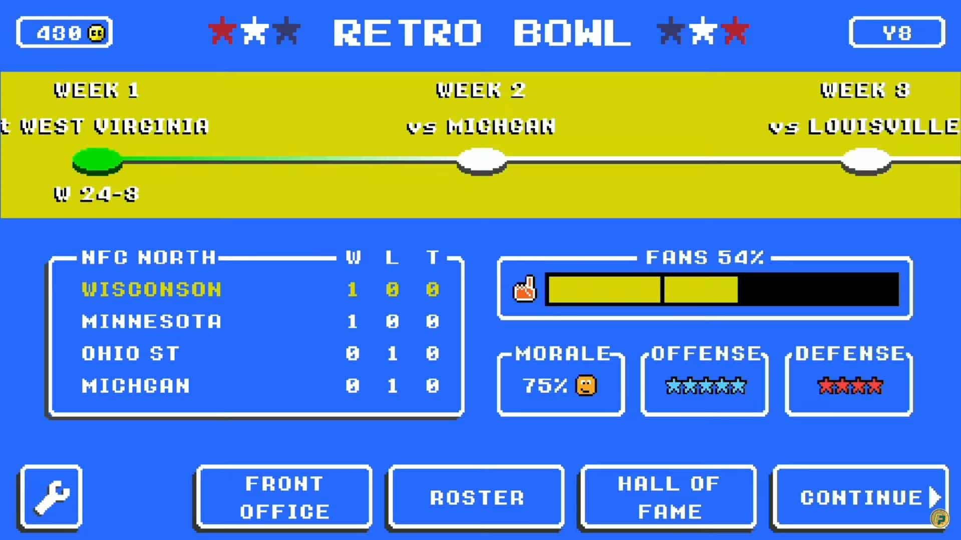 Retro Bowl cheat proof