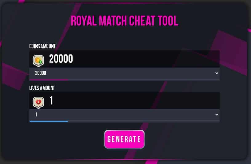 Royal Match generator for free coins and lives