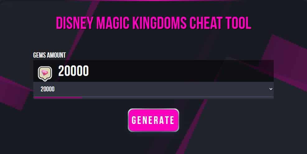 Disney Magic Kingdoms generator for free gems