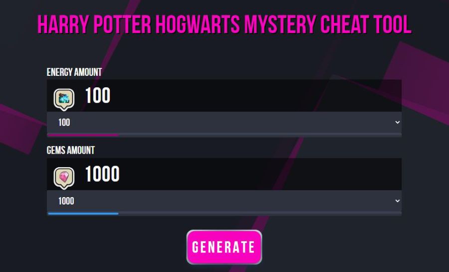 Harry Potter Hogwarts Mystery generator for unlimited energy and gems