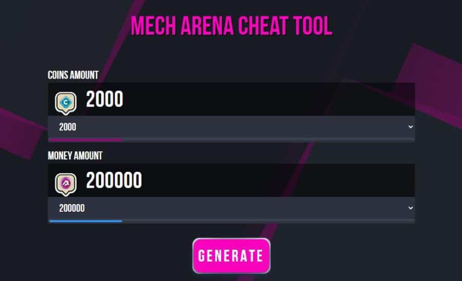 Mech Arena a coins and money generator