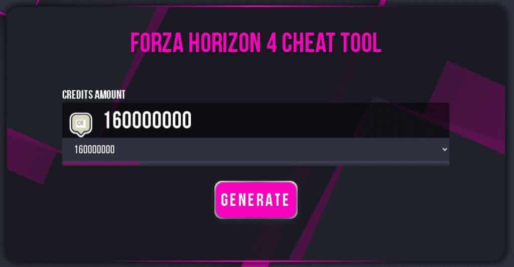 Forza Horizon 4 free credits generator