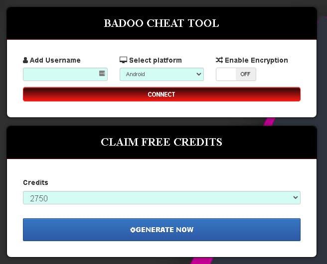 Badoo hack tool for free credits