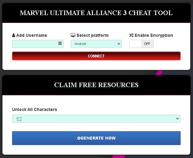 Marvel Ultimate Alliance 4 hack tool
