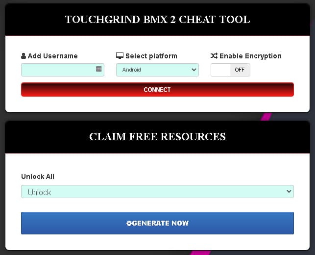 Touchgrind BMX 2 cheats unlock everything