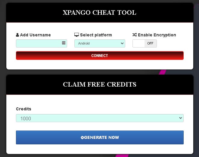 Xpango cheat tool for free credits