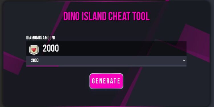 Dino Island hack tool for free diamonds