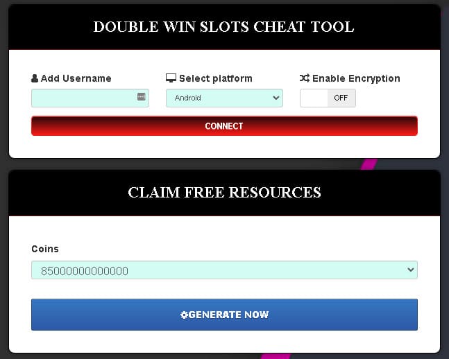 Double Win Slots cheat tool