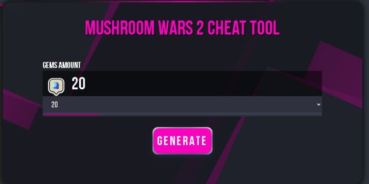 Mushroom Wars 2 cheat tool for unlimited gems